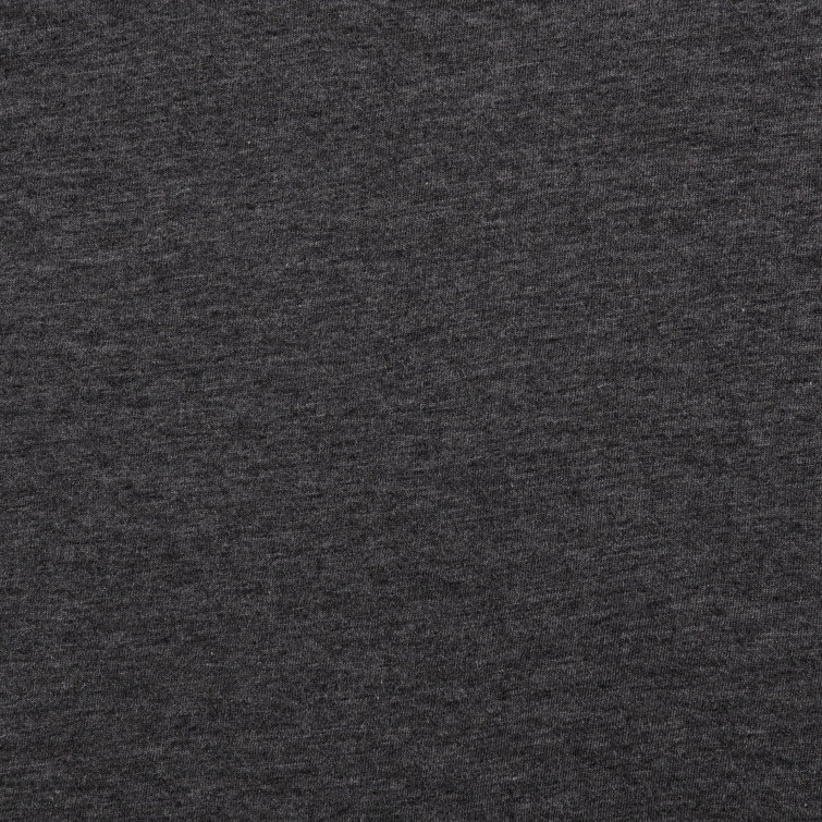 Dark Gray Cotton Jersey Queen Duvet Cover Set