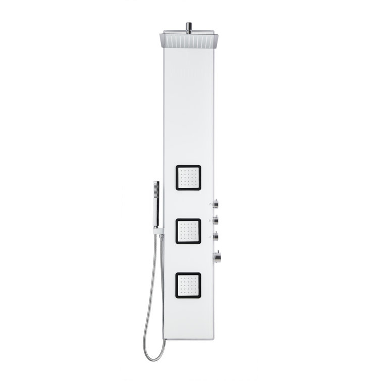 59'' Aluminum Alloy Shower Panel with Adjustable Shower Head
