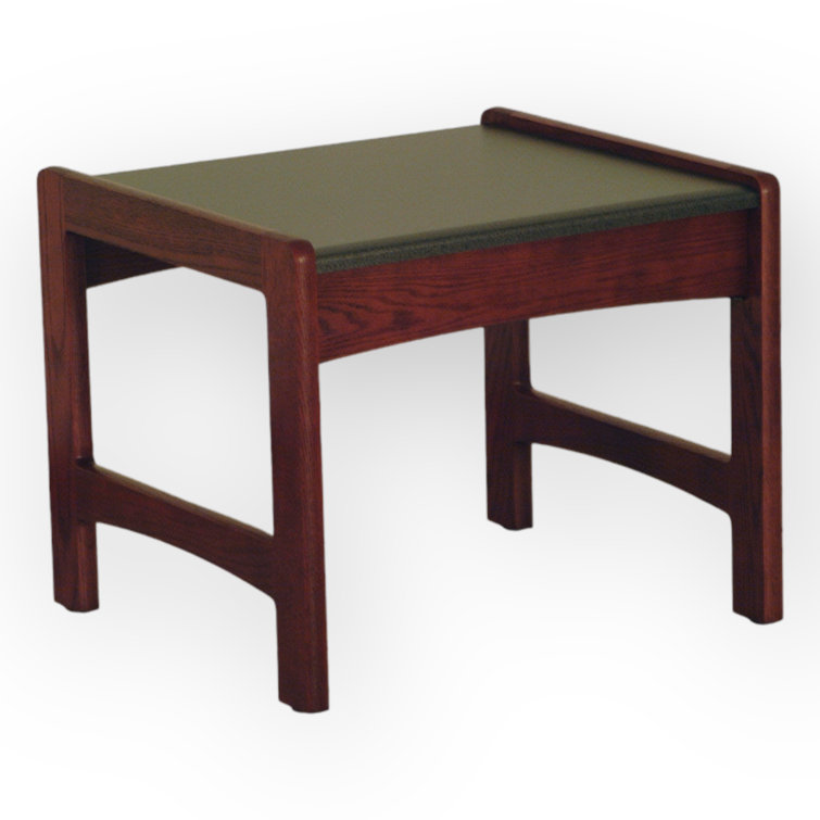 Slate Gray Oak Laminate Square End Table