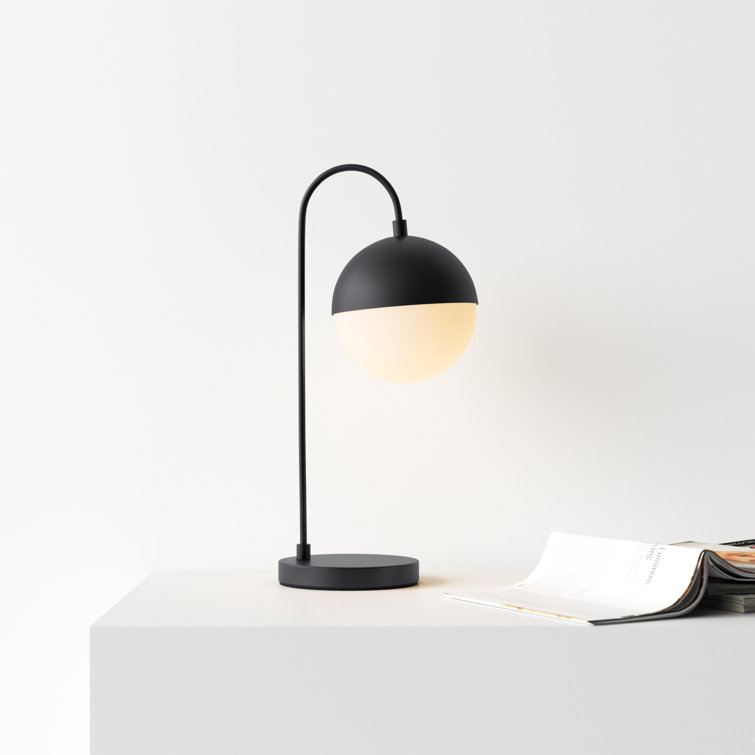 Cappi 20.5" Black Contemporary Globe Table Lamp