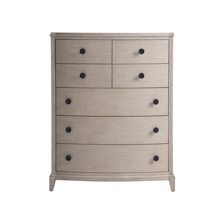 Gray 7-Drawer Chest with Dovetail Drawer and Levelers