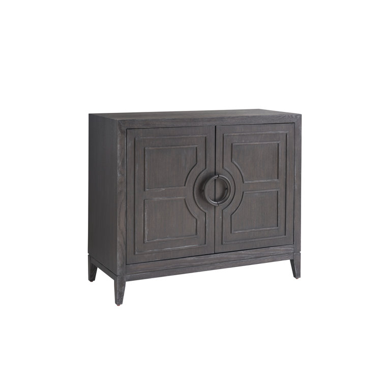 Cordelia 42'' Black Oak Two Door Accent Chest
