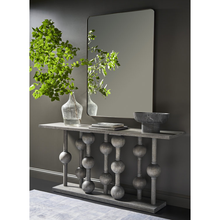 Foxglove 68'' Gray Oak Wood Console Table