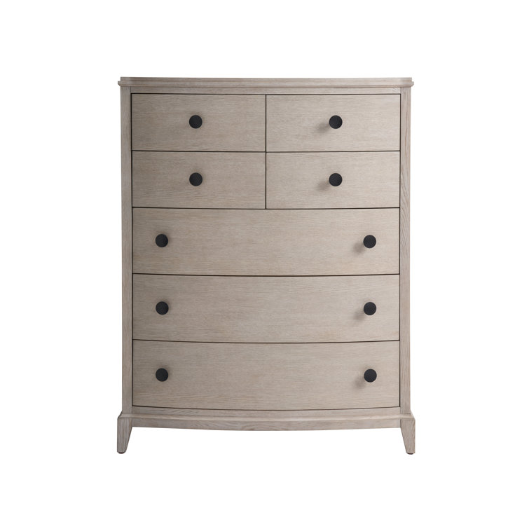 Gray 7-Drawer Chest with Dovetail Drawer and Levelers