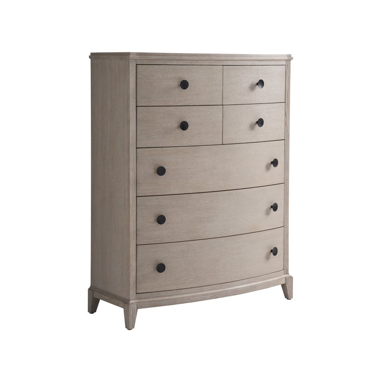 Gray 7-Drawer Chest with Dovetail Drawer and Levelers