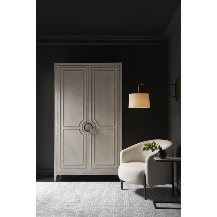 Soft Matte Black Stone and Metal Accent Table