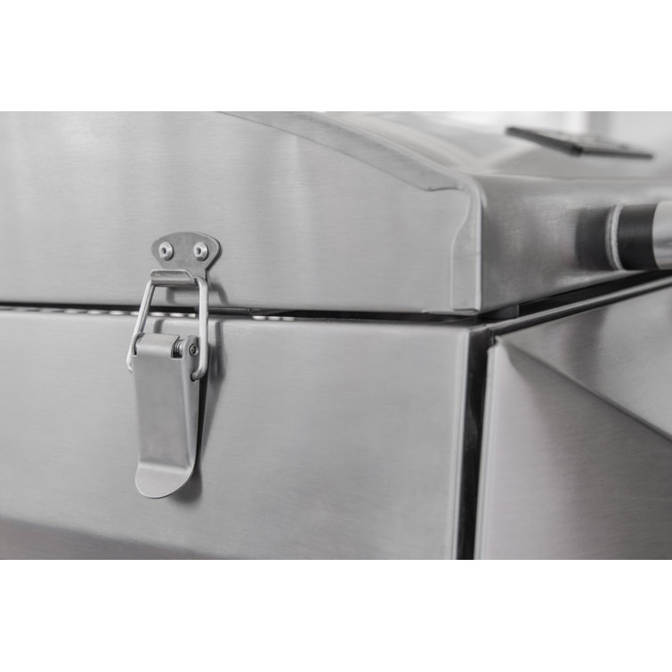 Compact Stainless Steel 2-Burner Portable Propane Gas Grill