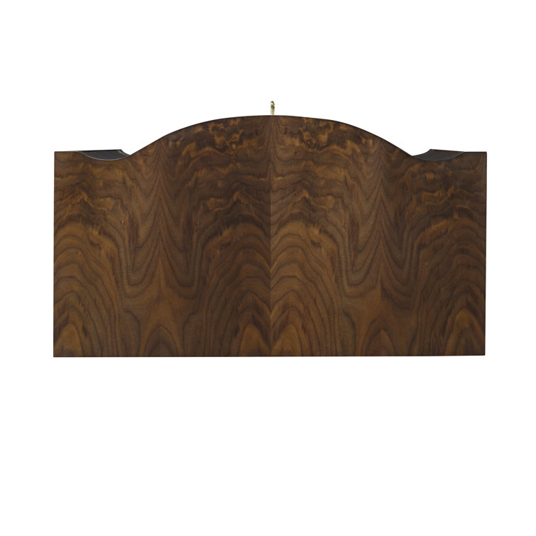 French Walnut Serpentine Chest with Brass Hardware