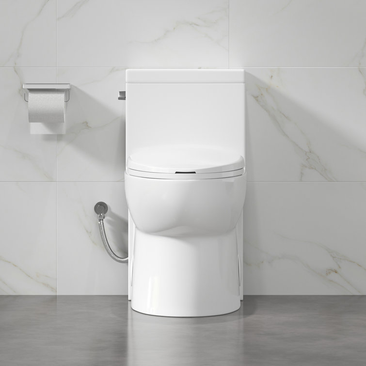 Denbigh Chair Height Elongated White Ceramic Toilet