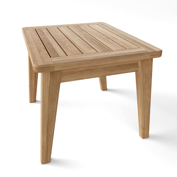Amalfi Rectangular Teak Outdoor Side Table