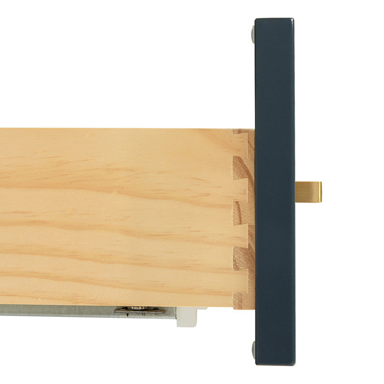 Midnight Blue 37" Single Bathroom Vanity with White Quartz Top