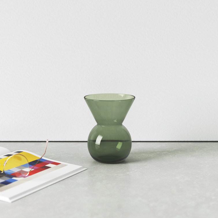 Duck Green Recycled Glass Novelty Table Vase
