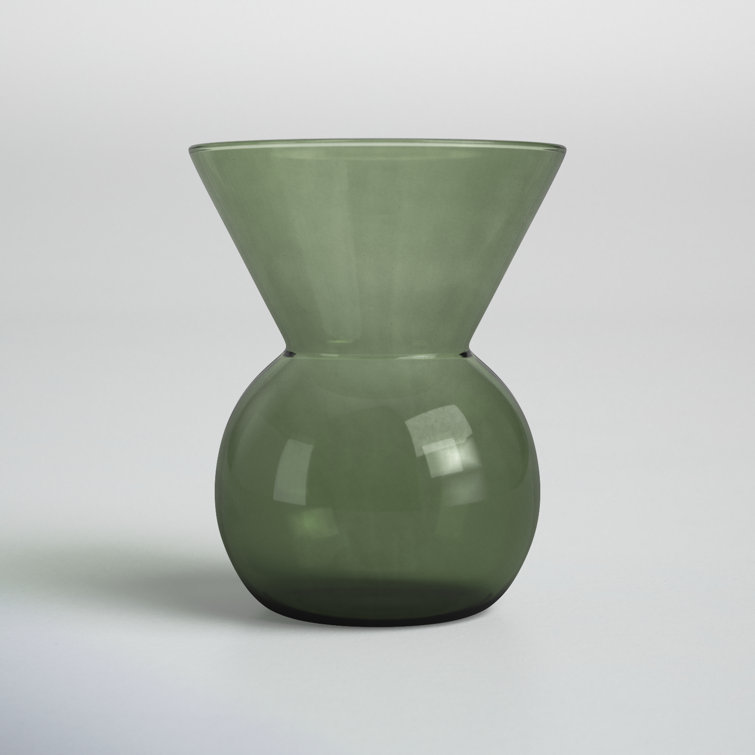 Duck Green Recycled Glass Novelty Table Vase