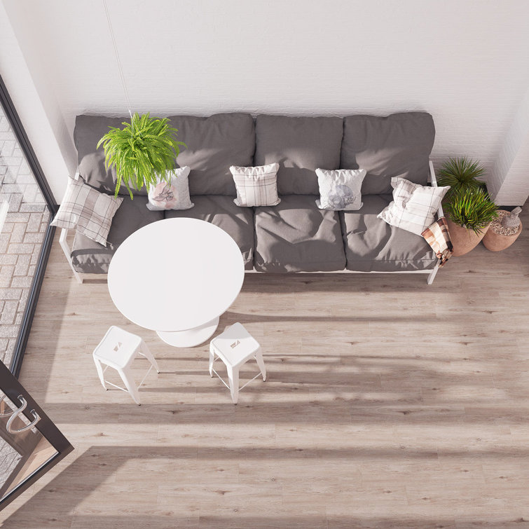 Straw Matte 6" x 36" Glue Down Luxury Vinyl Plank Flooring