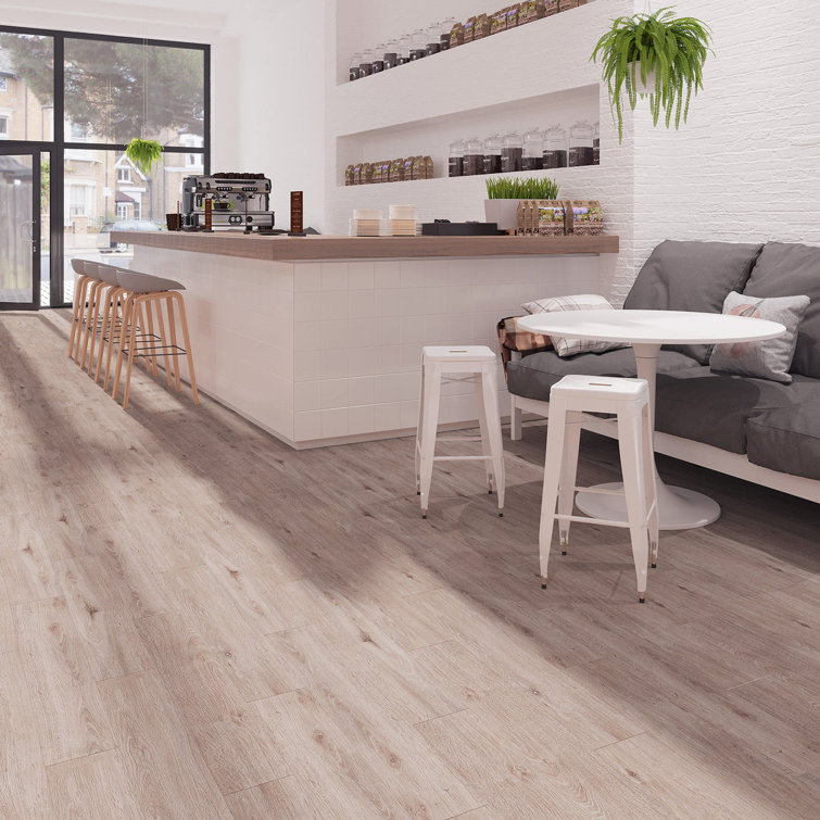 Straw Matte 6" x 36" Glue Down Luxury Vinyl Plank Flooring