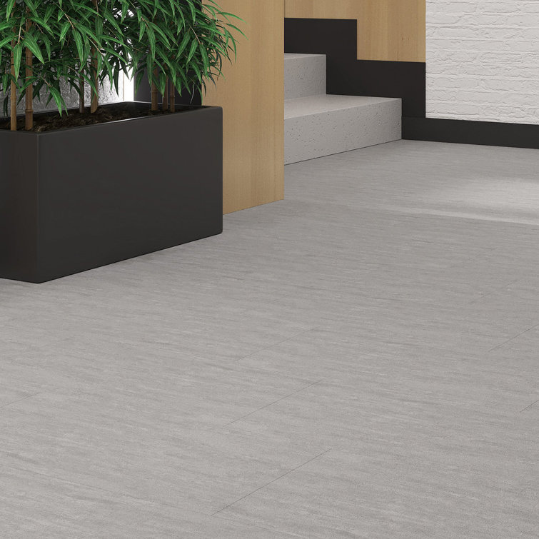 Glacier Gray 12" x 24" Glue Down Luxury Vinyl Tile