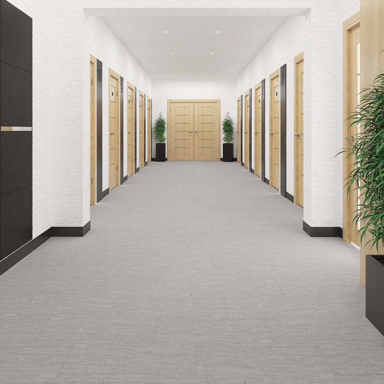 Glacier Gray 12" x 24" Glue Down Luxury Vinyl Tile