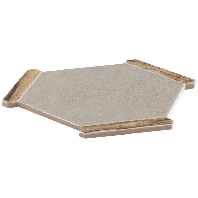 Samara Gray Hexagon Porcelain Tile with Matte Finish
