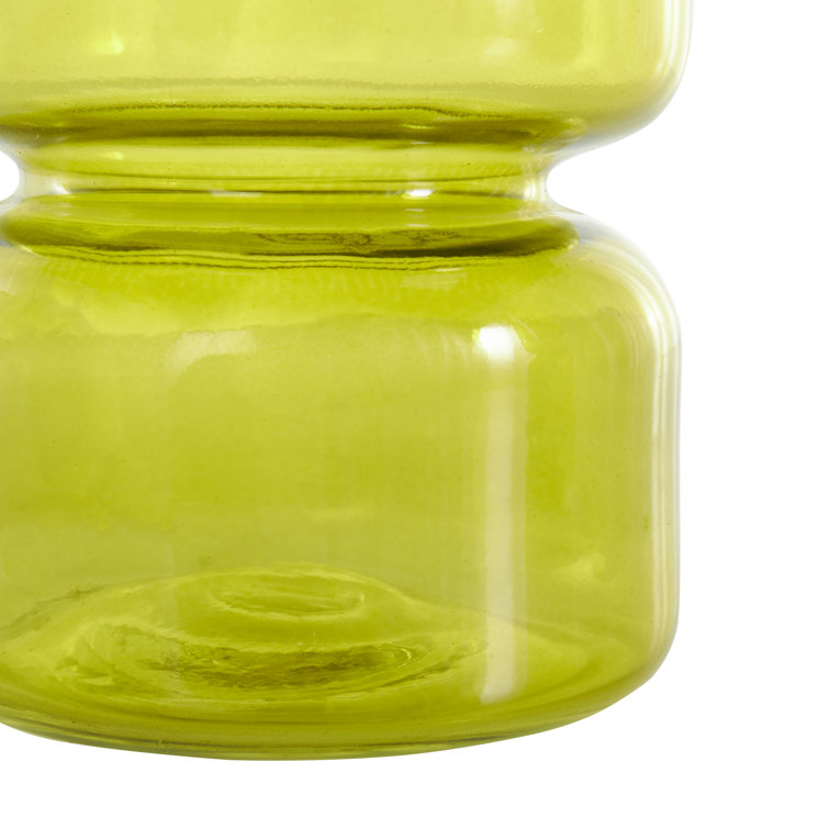 Nerissa Green Glass Round Table Vase Set