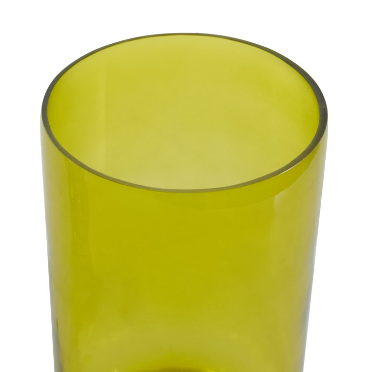 Nerissa Green Glass Round Table Vase Set