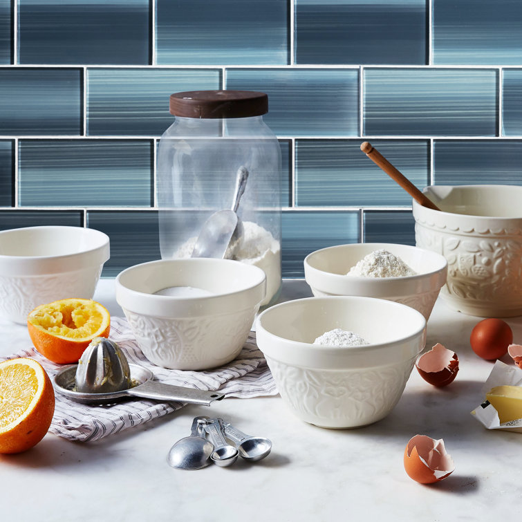 Hand Painted Shades of Gray 3" x 6" Glass Subway Tile