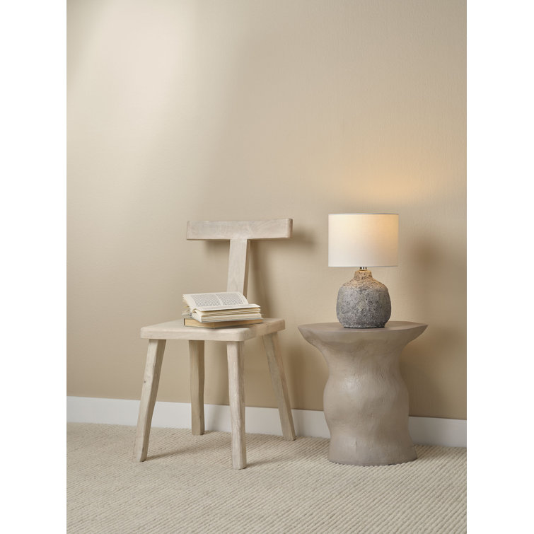 White Bleach Mango Wood T-Back Side Chair