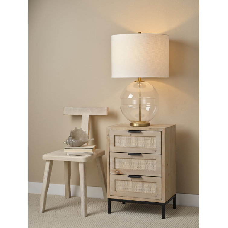 White Bleach Mango Wood T-Back Side Chair