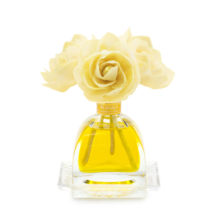 Golden Cassis Scented Flower Reed Diffuser Set