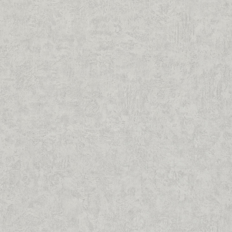 Silver Textured Plaster Effect Wallpaper Roll