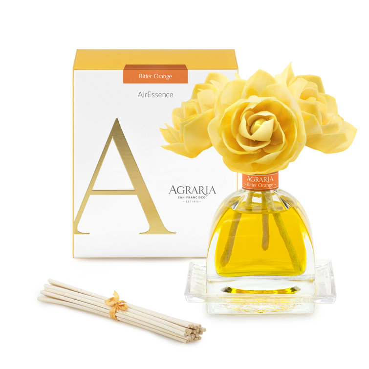 Bitter Orange Floral Reed Diffuser with Sola Flowers