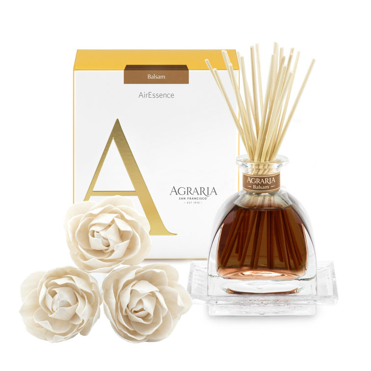 Balsam Bliss 7.4 oz Home Fragrance Diffuser with Sola Flowers