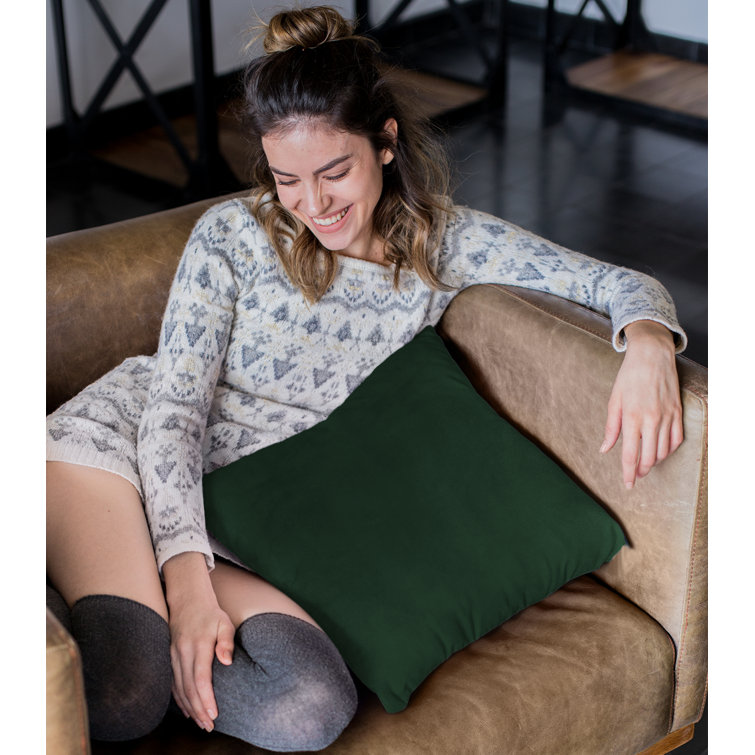 Timber Green Waterproof Polyester Outdoor Pillow Covers 20x20 Inches