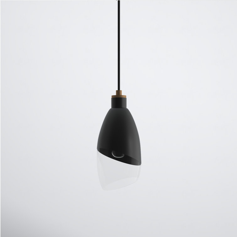 Tabitha Single Light Steel Dimmable Pendant