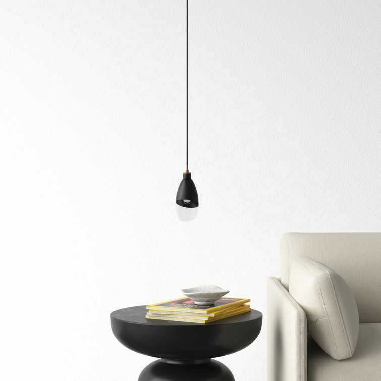 Tabitha Single Light Steel Dimmable Pendant