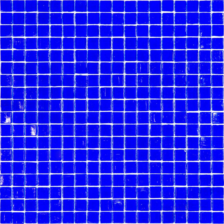 Skosh 0.6" x 0.6" Glass Grid Mosaic Wall & Floor Tile