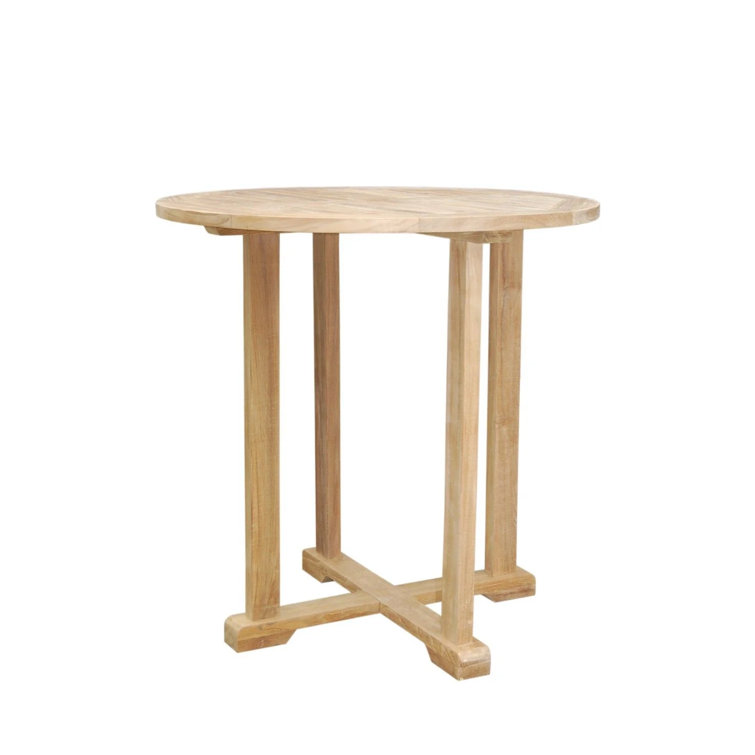 Bahama 39'' Round Teak Outdoor Bar Table