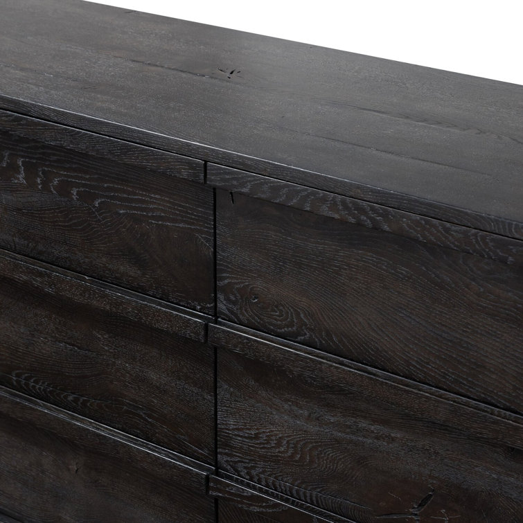 Espresso Double Dresser with Soft Close and Dovetail Drawers