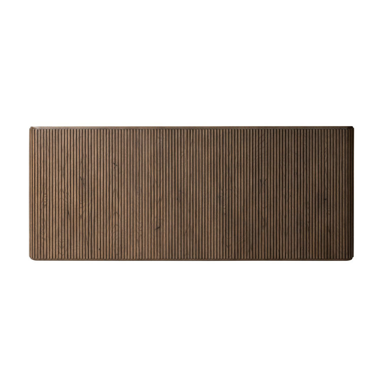 Soren 65" Gray Oak Rectangular Coffee Table with Storage