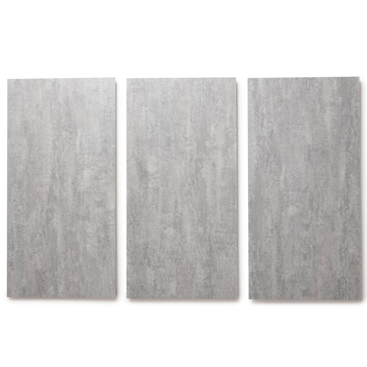 Glacier Gray 12" x 24" Glue Down Luxury Vinyl Tile