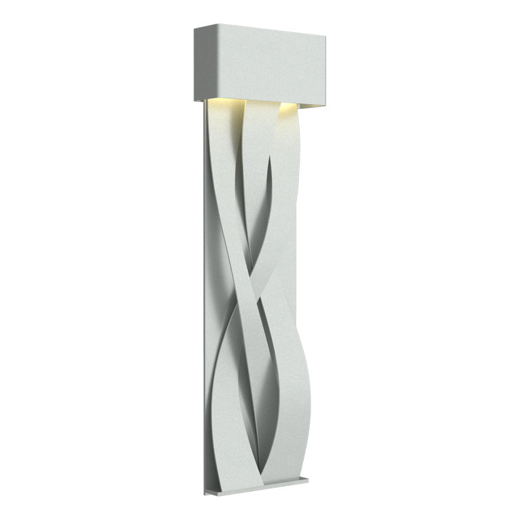 Elegant Tress 32" Black and Vintage Platinum LED Wall Sconce