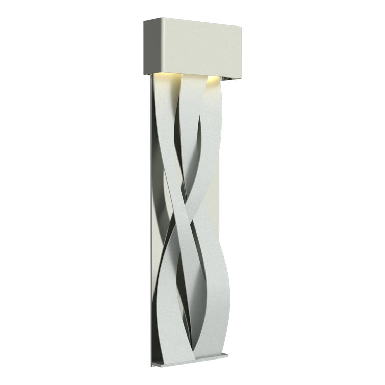 Elegant Tress 32" Black and Vintage Platinum LED Wall Sconce