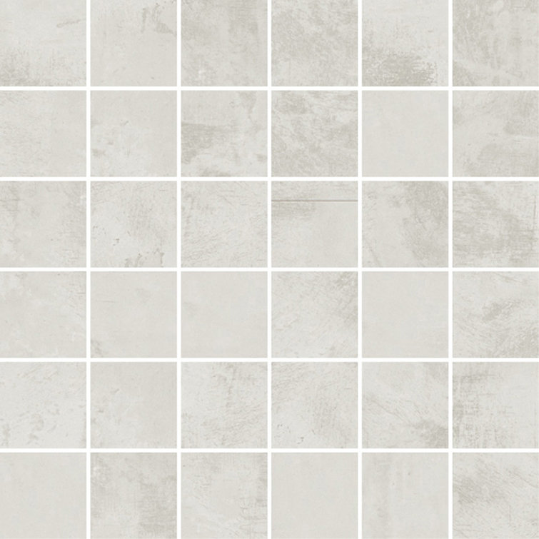 Aureate 12" White Porcelain Mosaic Wall and Floor Tile