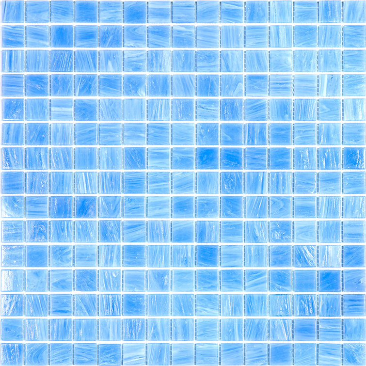 Light Sea Green Glass Mosaic Wall and Floor Tile