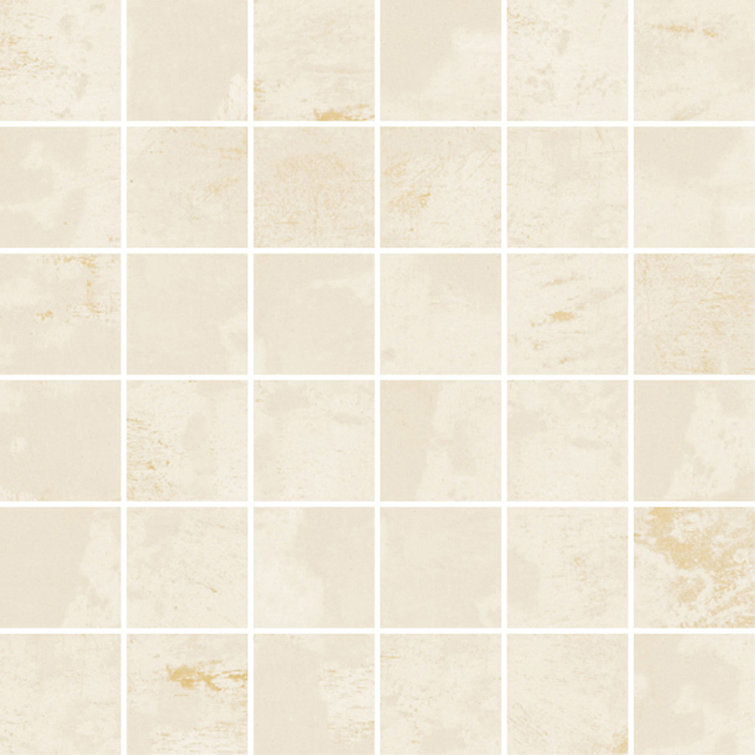 Aureate Light Beige Porcelain Mosaic Wall and Floor Tile