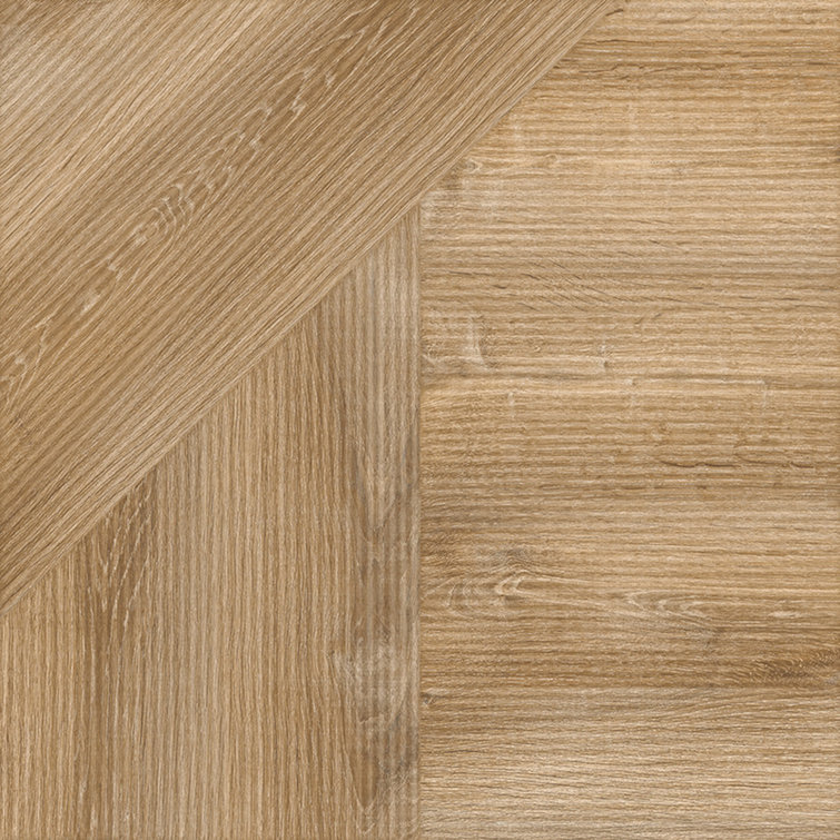 Matte Light Brown Porcelain Wall and Floor Tile Set