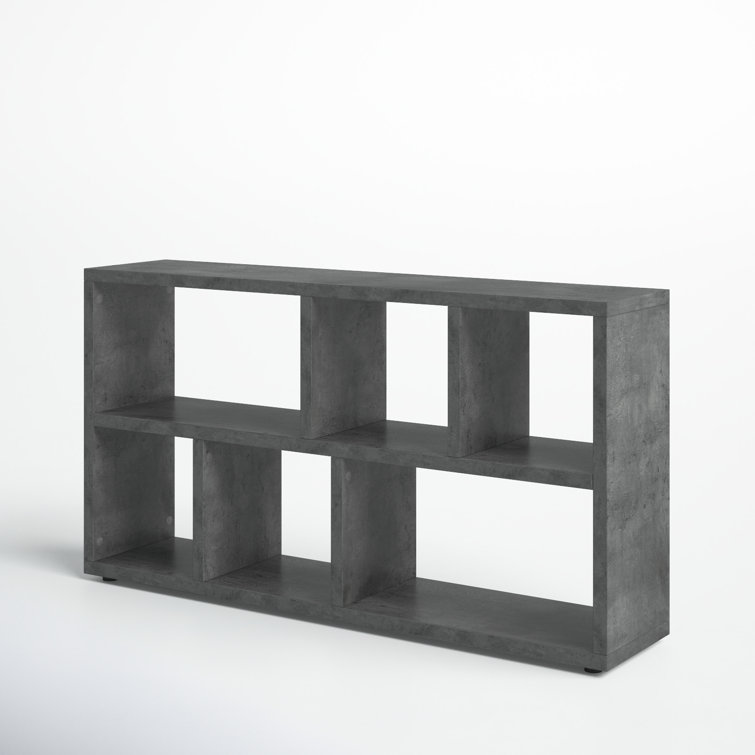 Berlin Console with Concrete Look and White Cubes