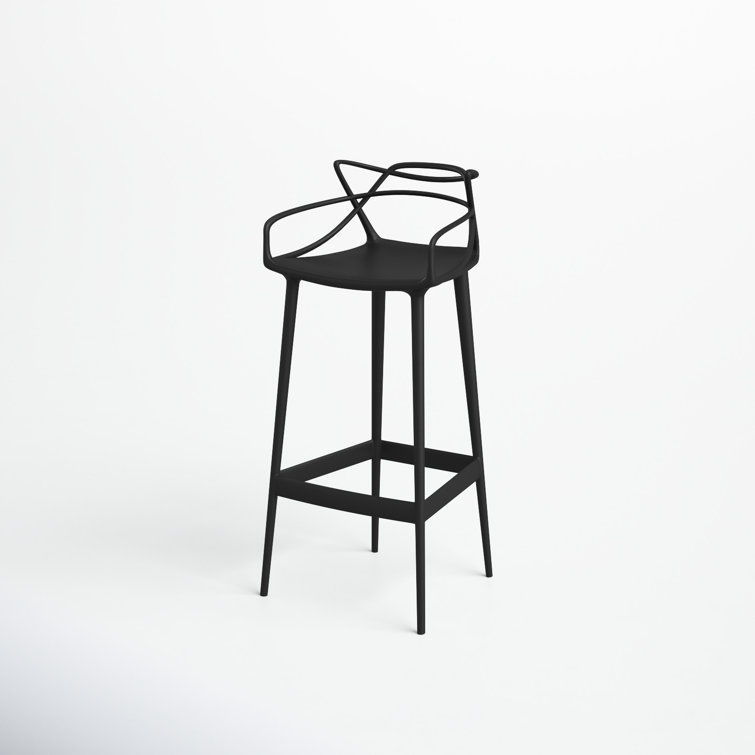 Tribute Hybrid Masters 26" Barstool in Black Acrylic