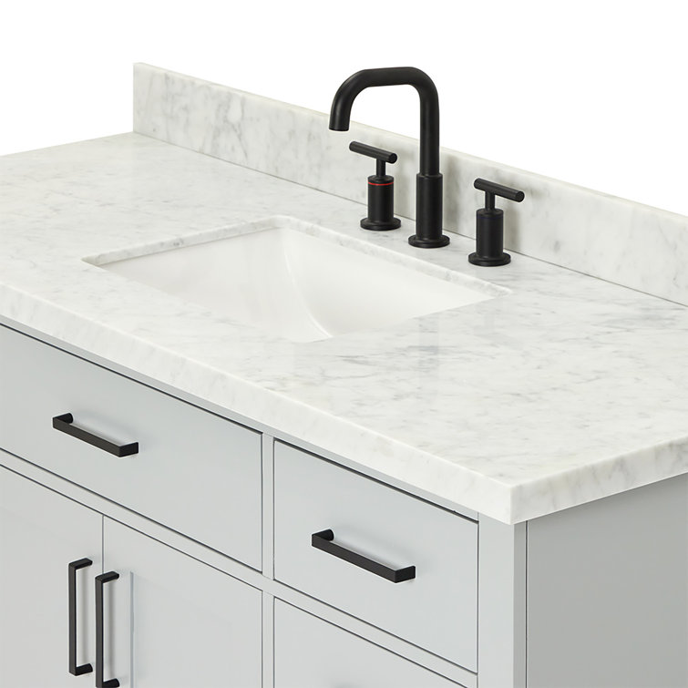 Hepburn 55" Gray Freestanding Single Basin Vanity Set