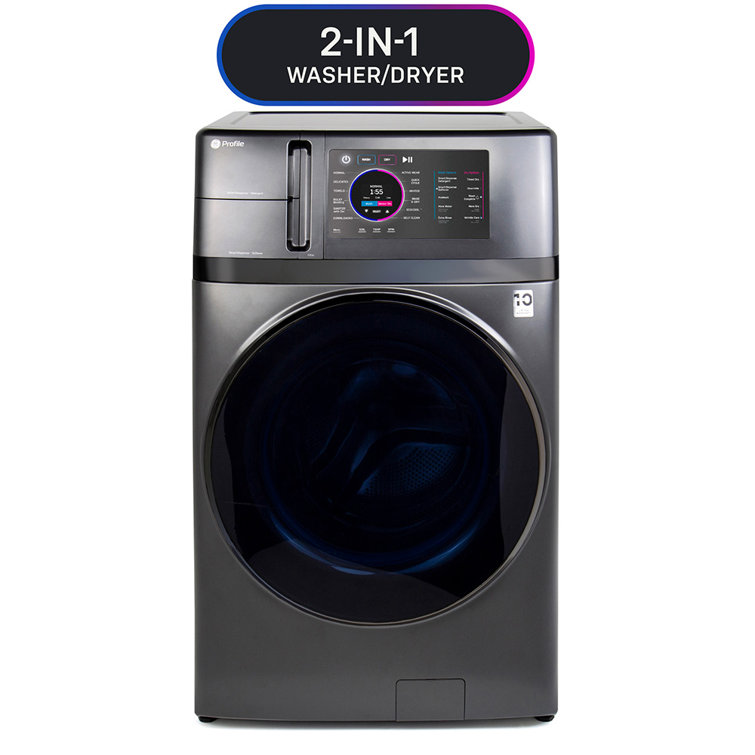Black 4.8 Cu. Ft. Smart Electric Washer/Dryer Combo