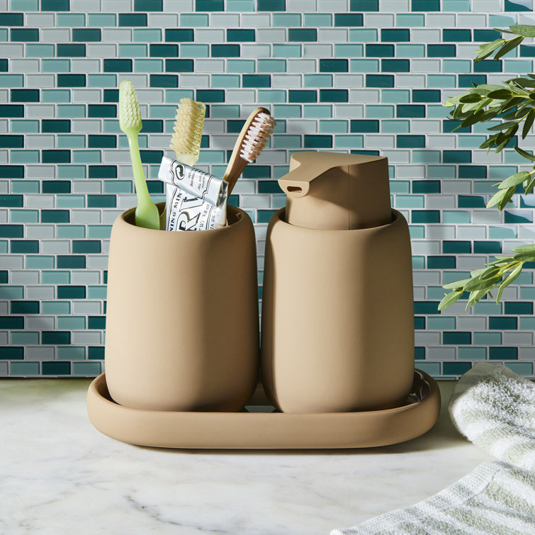 Coral Green Glass Mosaic Tile for Walls and Backsplashes